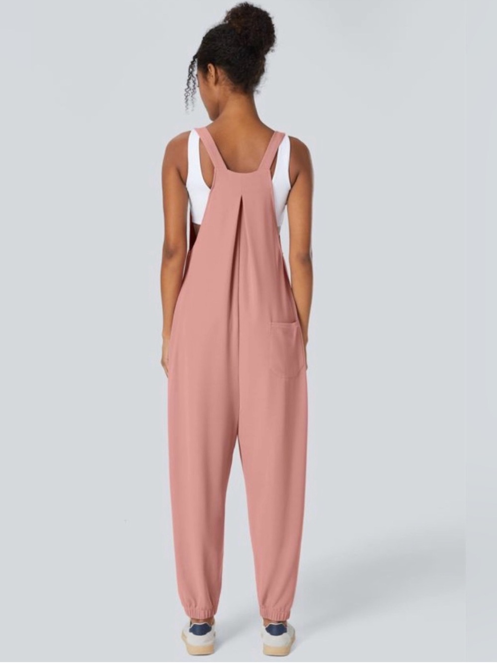 HALARA Pockets Waffle Casual Jogger Overalls - Picture 2 of 7